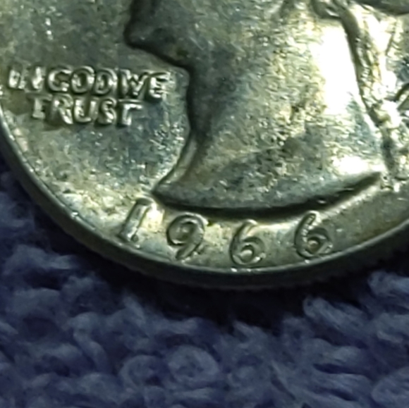 1966 Double Die Washington quarter - Picture 4 of 4